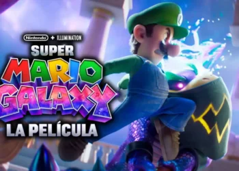 Teaser tráiler de Super Mario Galaxy: La película con Bowser Jr. enfrentando a Mario y Luigi