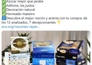 OCU alerta del abuso de aditivos y de la mezcla de grasas en los roscones de los supermercados